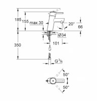 GROHE CONCETTO NEW LAVABO